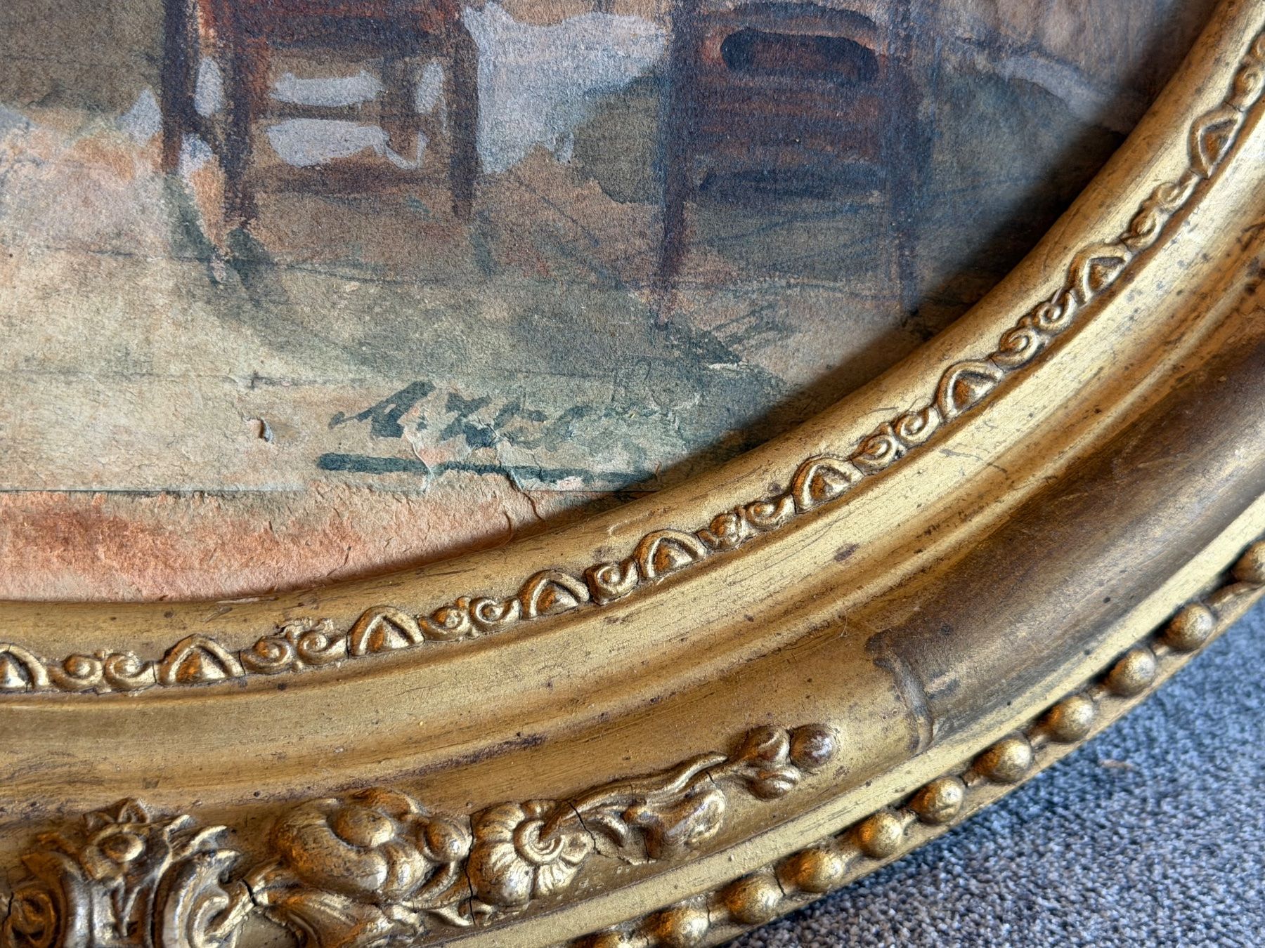 Dipinti: A. Weber - Gemütliche Innenszene - Einzigartig – Usato da Basel venduto da PAUL_ART 3