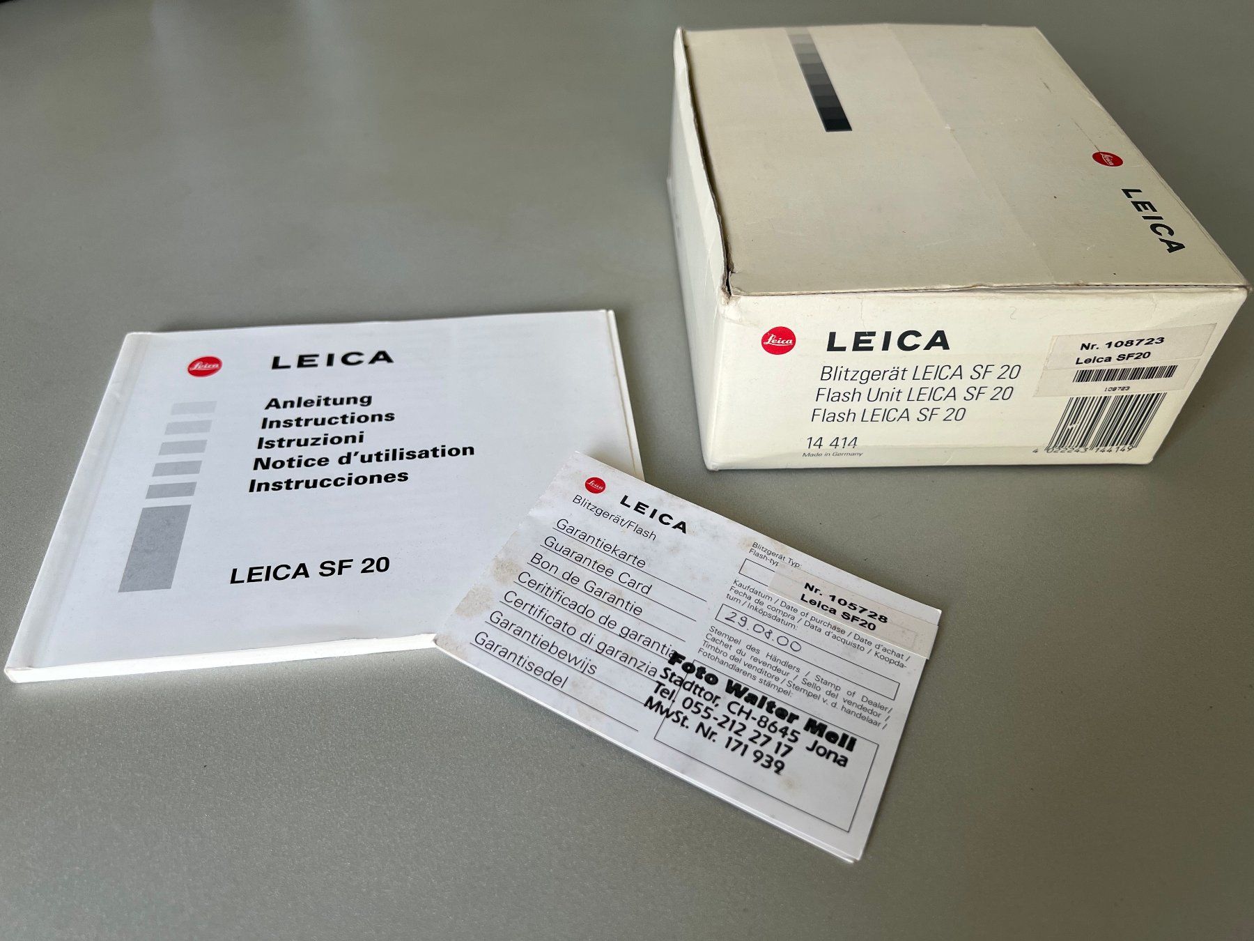 Leica Blitze: LEICA FLASH SF 20 – Gebraucht aus La Tour-de-Peilz von frog59 5