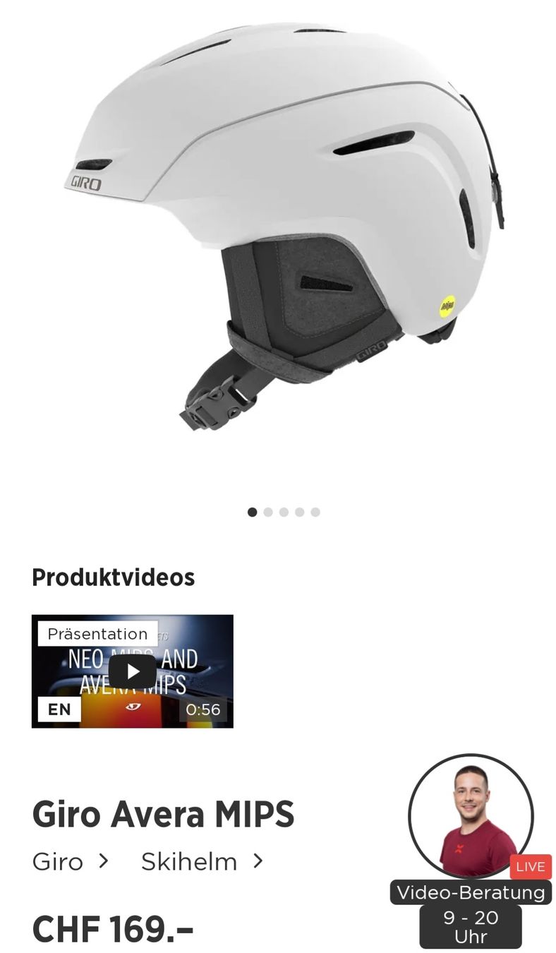 Giro Caschi: Skihelm GIRO Damen MIPS Technologie Grösse M – Nuovo (secondo la descrizione) da Unterägeri venduto da tinixa96