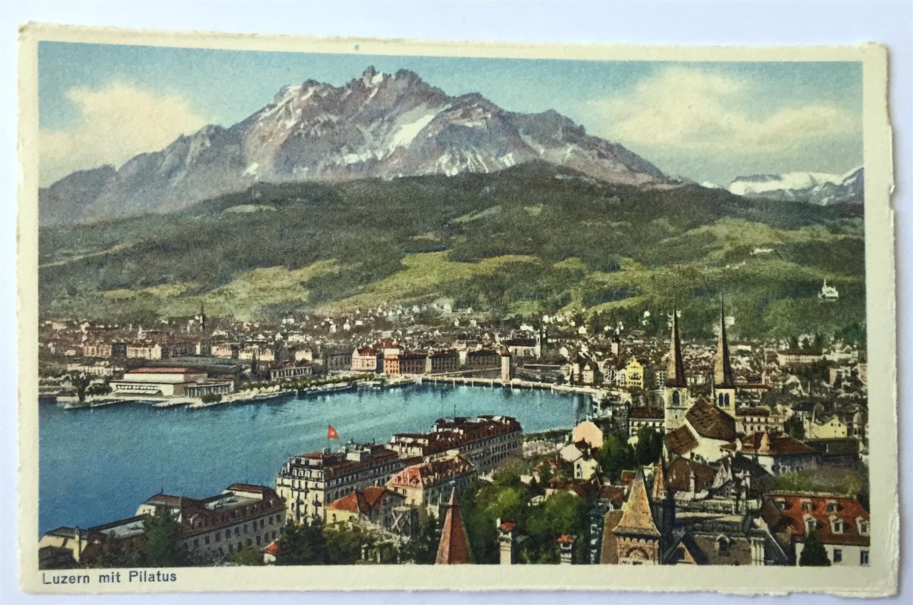 Ansichtskarten: LUZERN mit Pilatus, Nr. 551 – Neu (gemäss Beschreibung) aus Jona von philajona