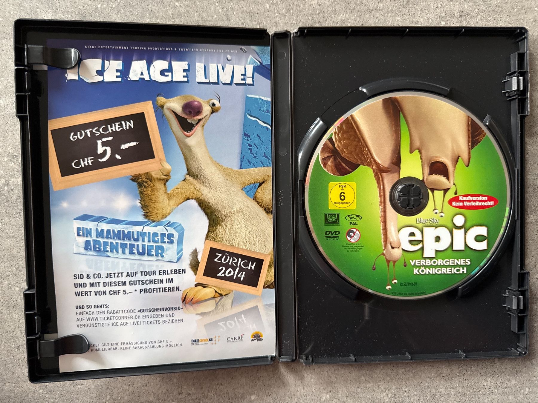 Tutti i DVDs: DVD epic; Verborgenes Königreich – Nuovo (secondo la descrizione) da Niederbüren venduto da funkel06 1