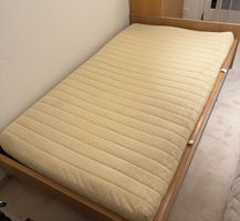 Single Bed Frame with Bico Flex Mattress Base - Solid!
