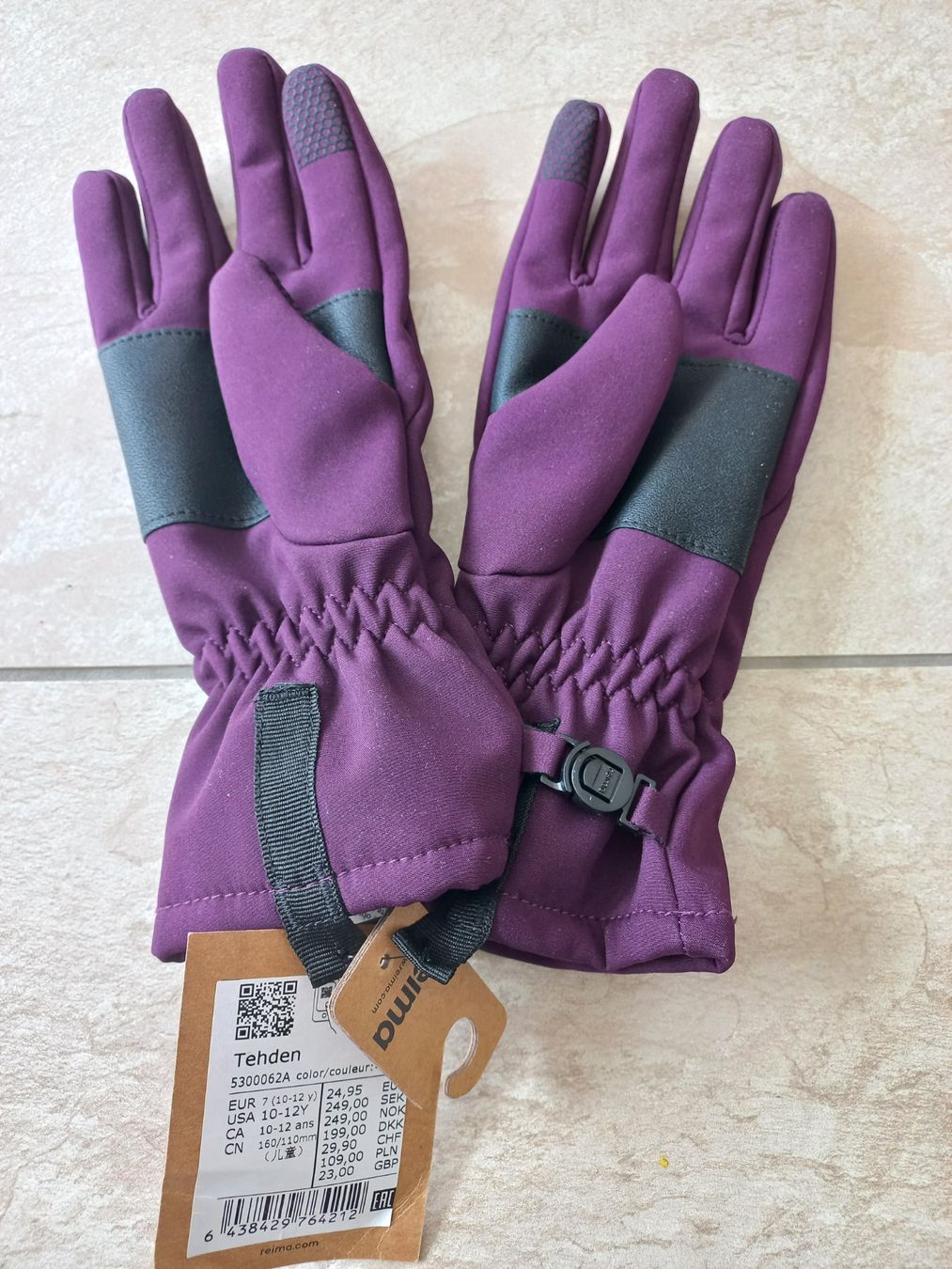 Reima Guanti: Reima Tehden Softshell-Handschuhe, neu – Nuovo e nell'imballaggio originale da Unterlangenegg venduto da get-it-now 1