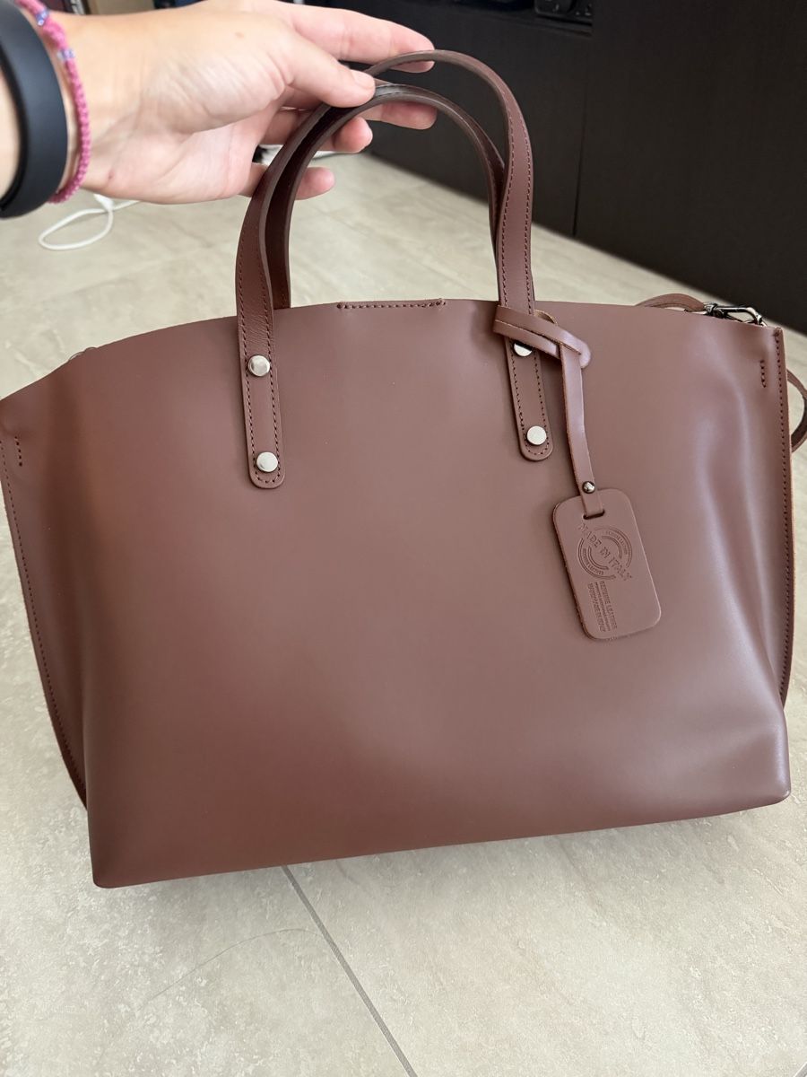 Borse da donna: Leather shopper bag – Nuovo (secondo la descrizione) da Wilen b. Wollerau venduto da kat_hw7k 3
