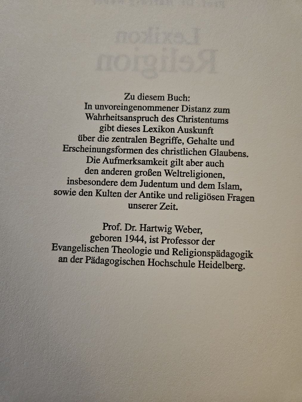 Libri: Lexikon Religion – Usato da Ebikon venduto da SecondChance_byM 2
