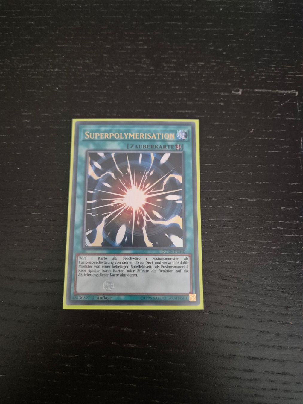 Yugioh Carte collezionabili: Yu-Gi-Oh - Superpolymerisation (DUDE) – Usato da Lausanne venduto da l.fr