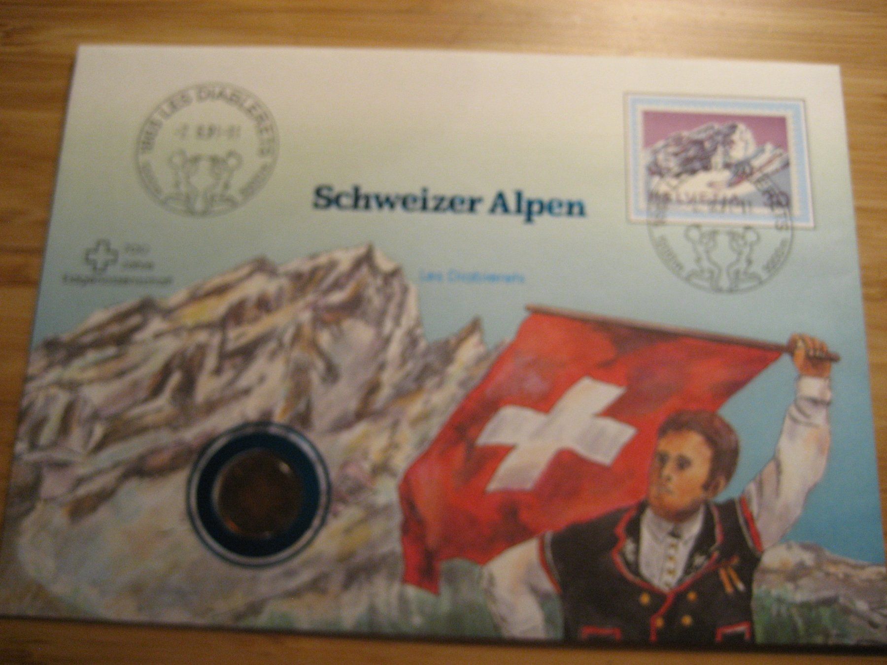 Tutti le monete: Münzbrief / Glücksbrief ( Schweizer Alpen – Nuovo (secondo la descrizione) da Weier im Emmental venduto da waefler03