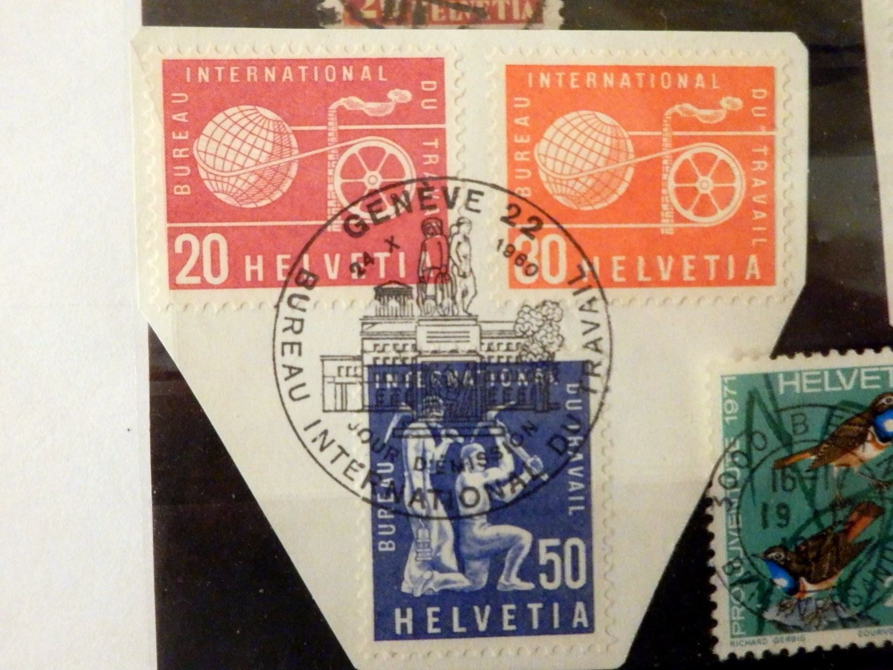Tous les timbres: Vollstempel, Einsteckkarte, PJ, UNO, BIT – D'occasion à Ueberstorf par dinbau 5