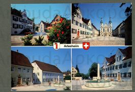 AK color Arlesheim BL 4- Bild, Dorf- und Domplatz ≈ 1980