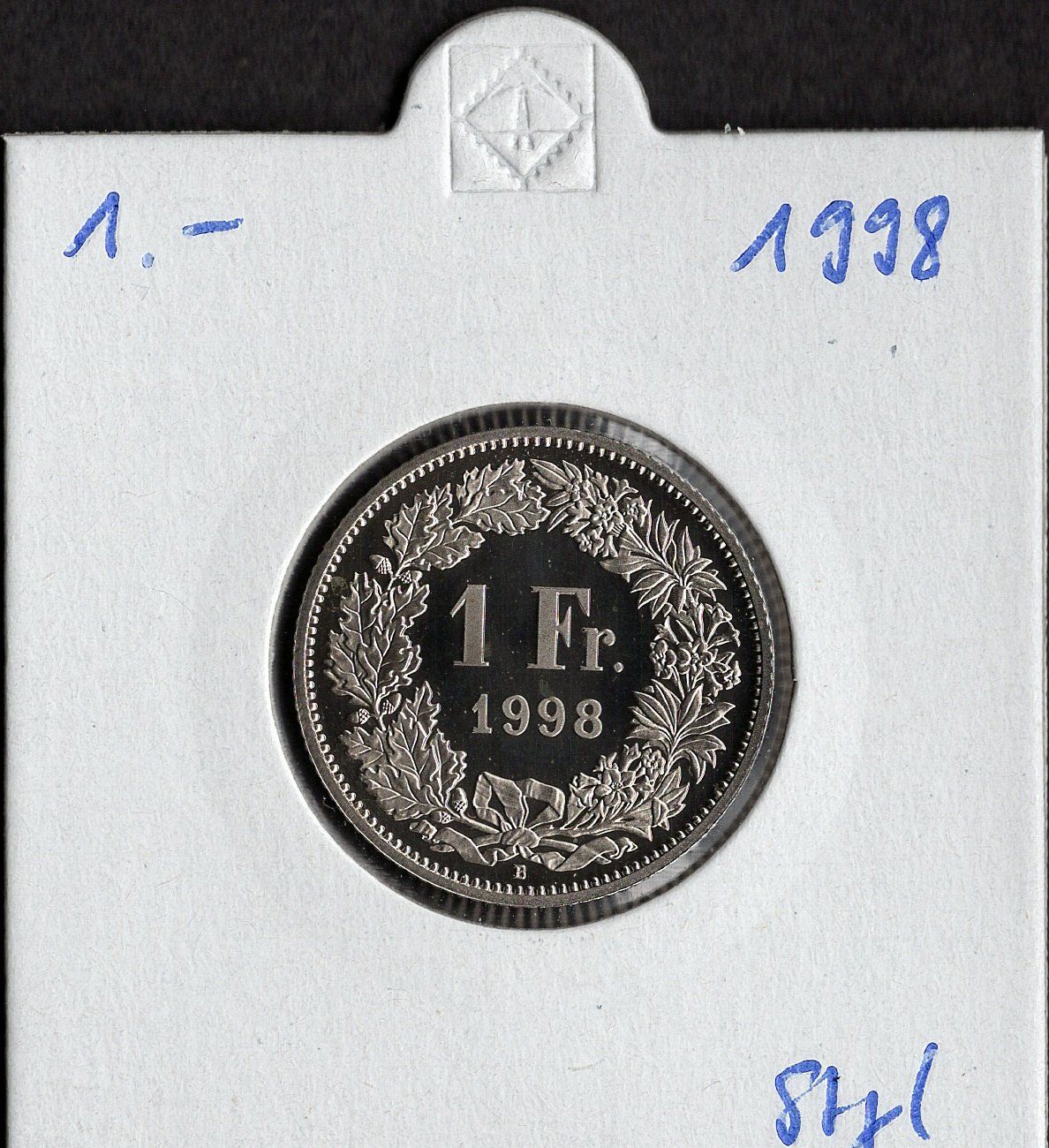Tutti le monete: 1 Franken 1998 stgl. – Nuovo (secondo la descrizione) da Alpnach Dorf venduto da Colibri126