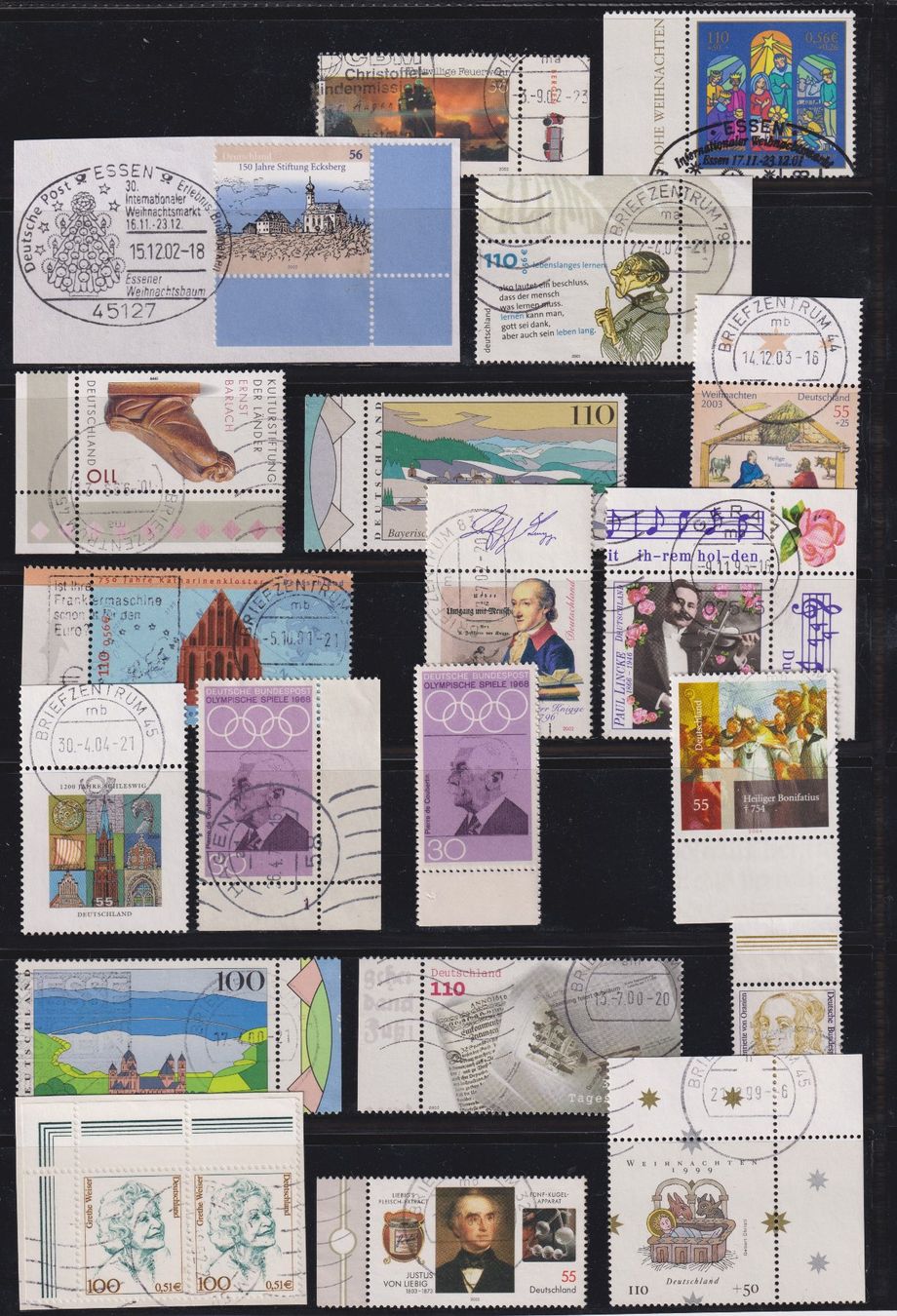 Tutti i francobolli: BRD, Briefmarken mit Eckrand oder Seitenrand – Usato da Bellach venduto da qsearch 1