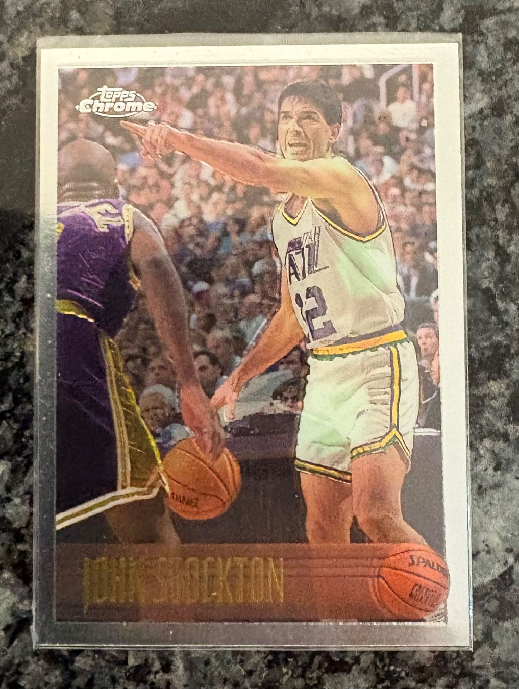 Nba Carte collezionabili: NBA John Stockton Topps chrome 96/97 Card – Nuovo (secondo la descrizione) da Muttenz venduto da joba23