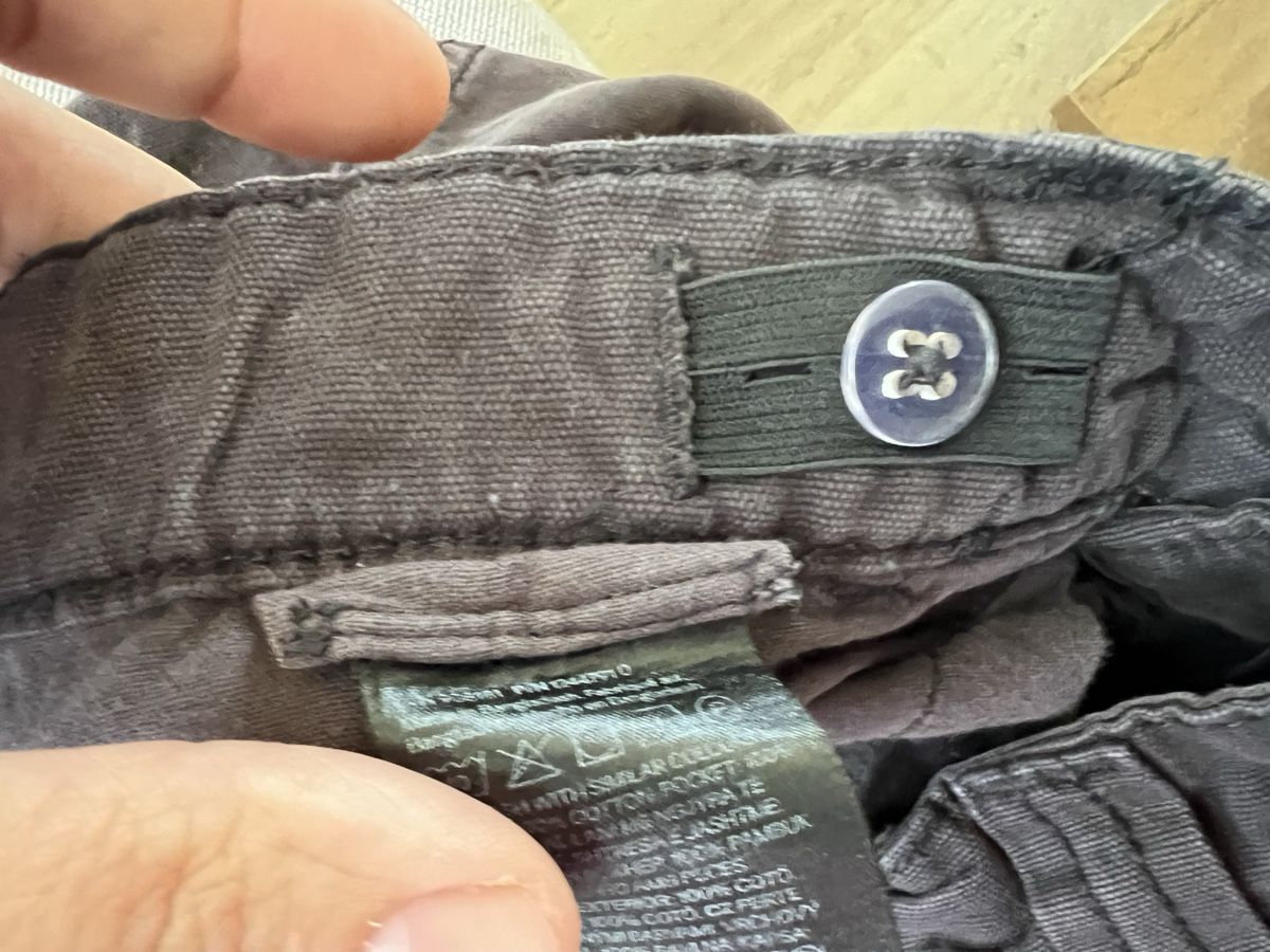 H&M Pantaloni: Baggy Hose gr. 170 Adjustable Waist, Anthrazit farbe, – Usato da Triesen venduto da bubita 7