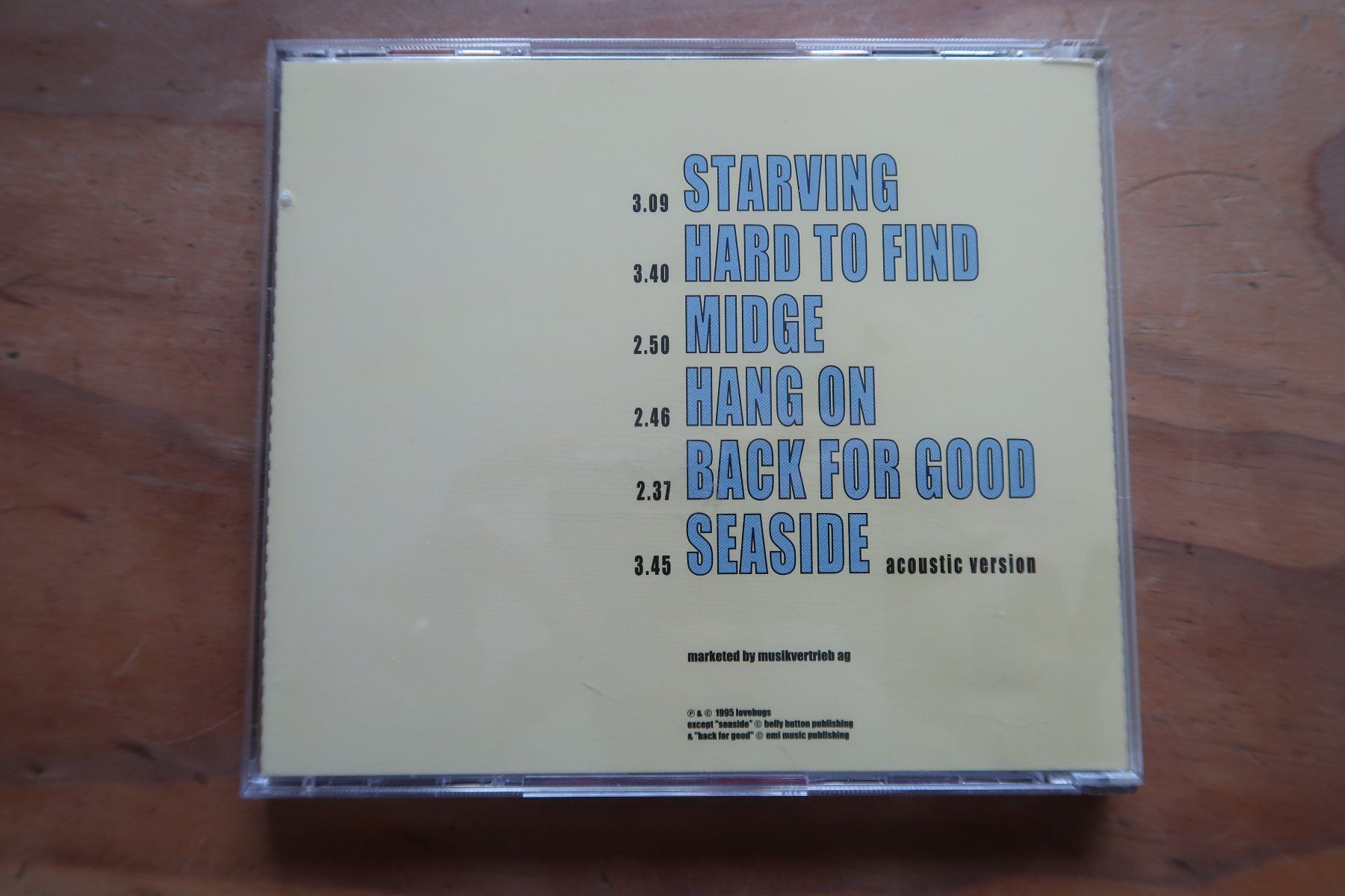 CD: LOVEBUGS - STARVING - CD – Usato da Basel venduto da Patiscat 1
