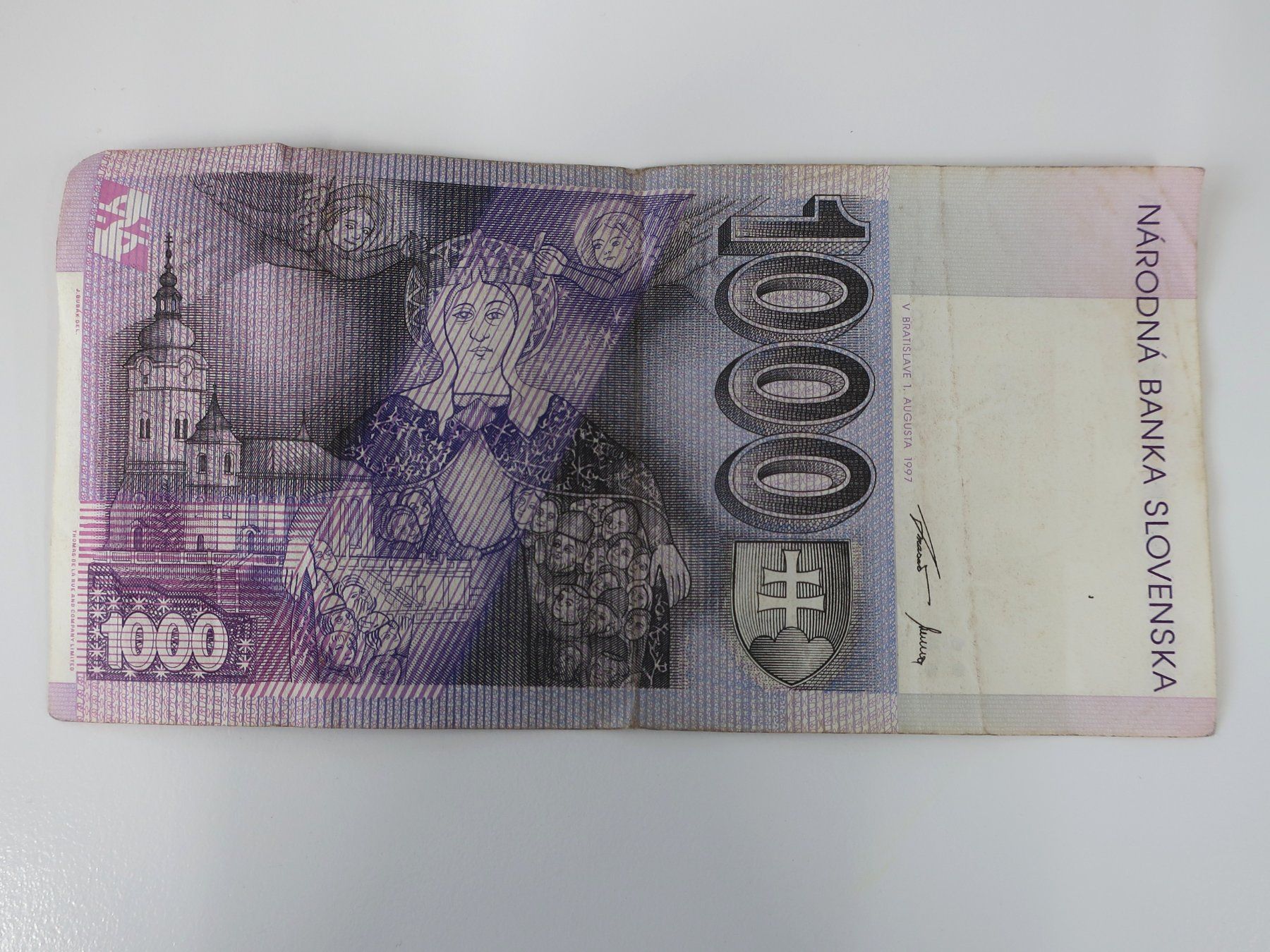 Banknoten: 1000-Slowakische-Kronen-Geldschein – Gebraucht aus Volketswil von brockipfannenstil 1