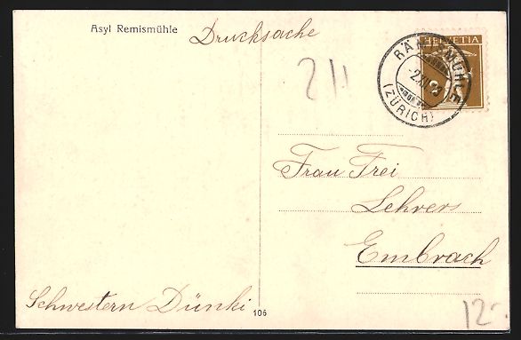 Cartoline postali: Remismühle, Asyl Remismühle, Haus Beth – Usato da Berlin venduto da bartko-reher 1