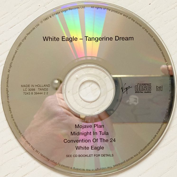 TANGERINE DREAM WHITE EAGLE Kaufen auf Ricardo