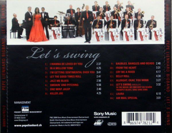 CD: Pepe Lienhard - Let's Swing, D5, CD vergriffen – Usato da Sessa venduto da discoverymedia 1