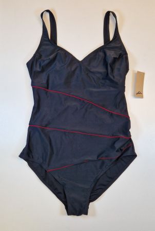 Badehose Damen 44B Lahco Basic Black Red / Rabatt 50% - 70%!