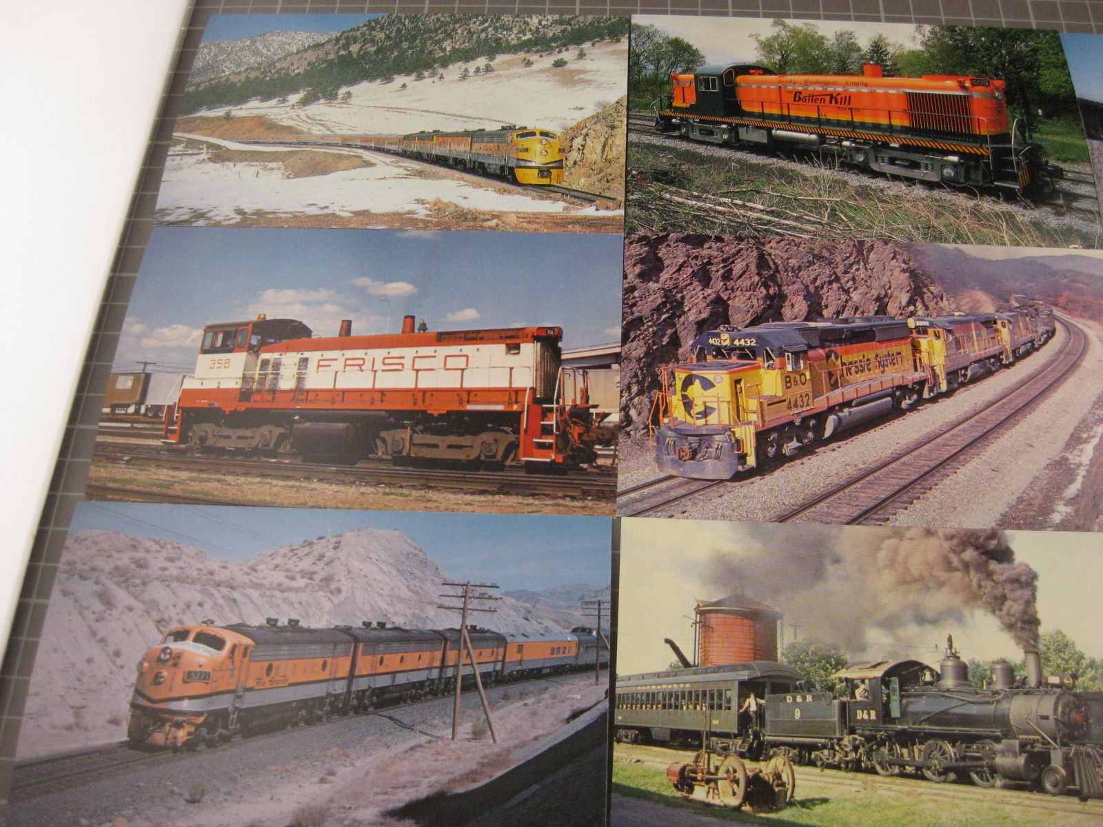 Cartoline postali: SET USA 9x AK mit Bahn – Nuovo (secondo la descrizione) da Malters venduto da Marosko 1