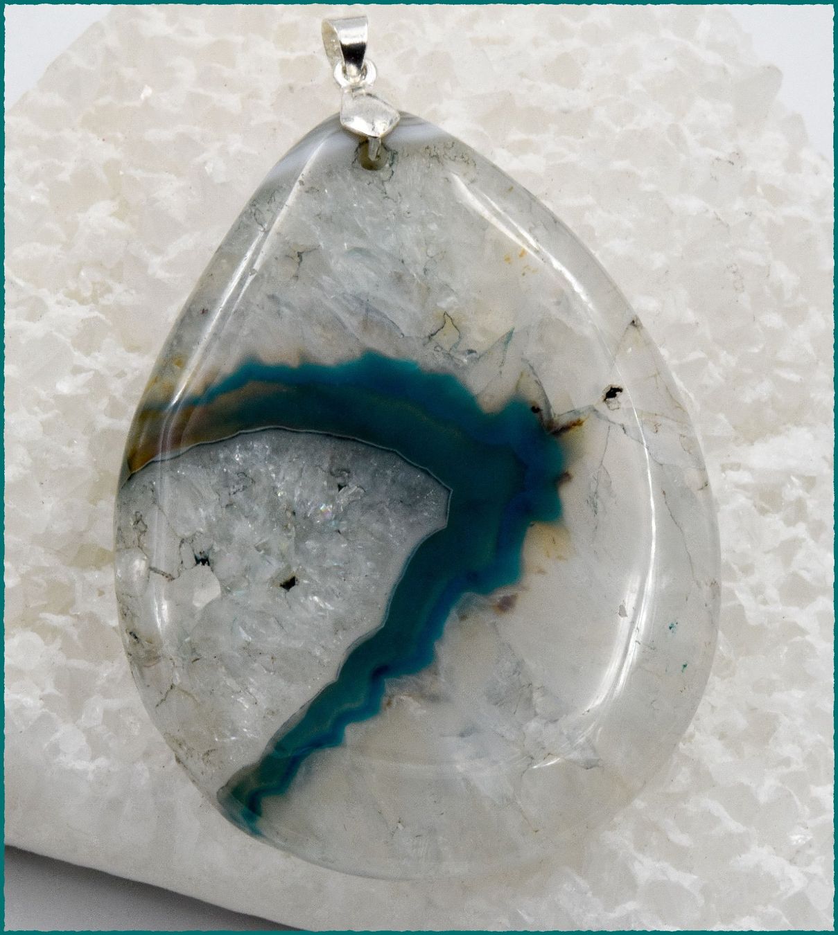 Anhänger: Achat Druzy Anhänger 925 Silber – Neu und originalverpackt aus Oberglatt ZH von Goldfee1