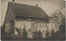 Landwirtschaft/Bauernfamilie 1910 Pferd ZH/TG?