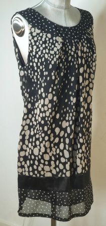 M L 40 42 PATRIZIA DINI Cocktailkleid Tunika mit Chiffon