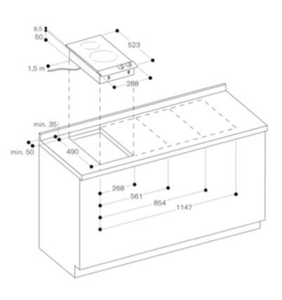 Cucine: 2  PLAQUES  À  INDUCTION  GAGGENAU – Usato da Apples venduto da Gasscret 8
