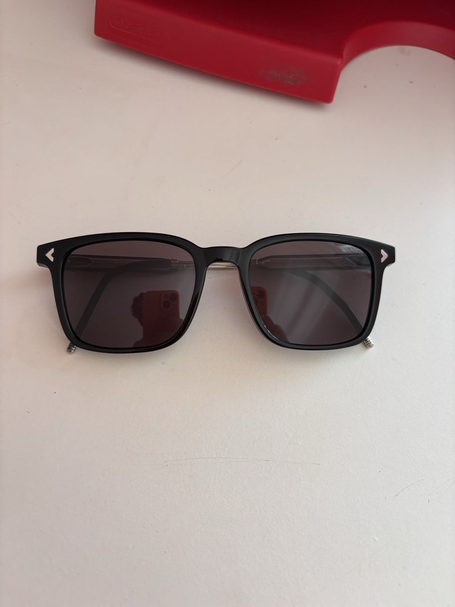 Occhiali & Lenti: Lozza Black Square Sunglasses - Silver Bridge - Arrow Temple – Usato da Belfaux venduto da vik_c6z2