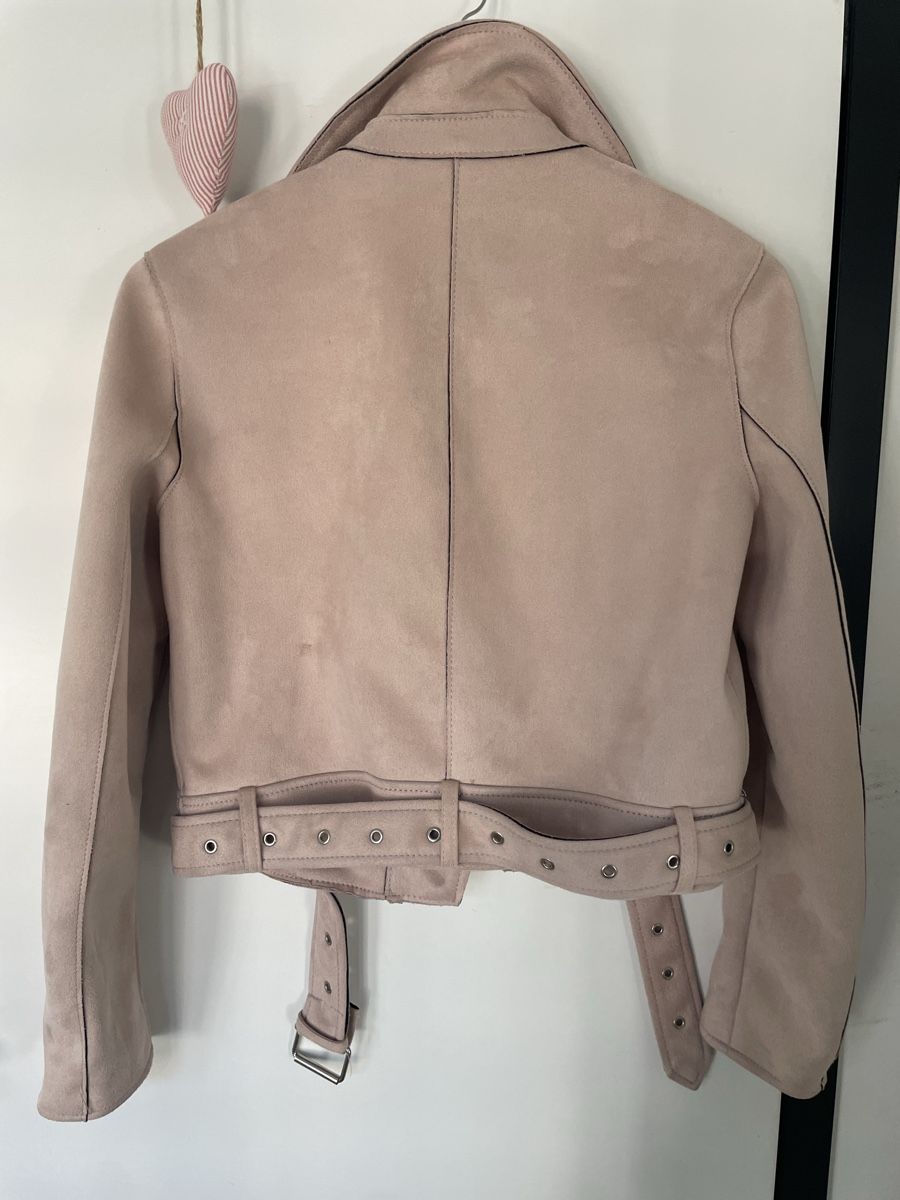 Zara Giacche: Giacca Zara Basic rosa, giubbotto similpelle/scamosciato – Usato da Bellinzona venduto da fin_x7rq 3