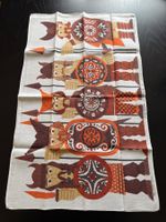 Retro Geschirrtuch "Ancient Batons" 50er Jahre Vintage!