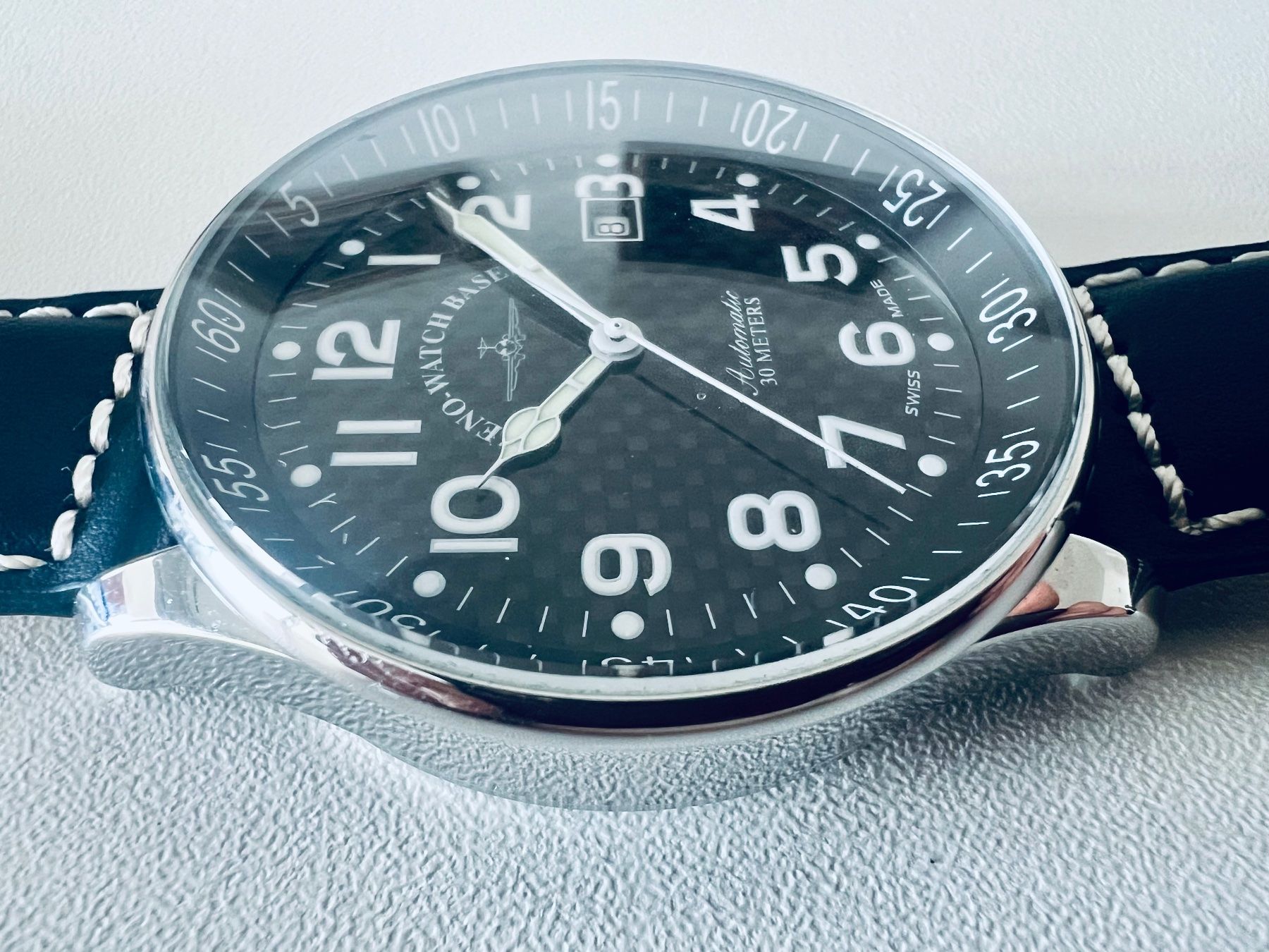 Zeno Orologi: ZENO X-Large 44mm Pilot Carbon - Automatic Date - SRP Fr.933 – Nuovo e nell'imballaggio originale da Le Mont-sur-Lausanne venduto da LycaGallery 5