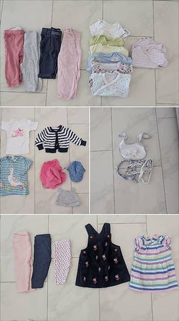 26teiliges Kleiderpaket Gr. 62, sommerlich