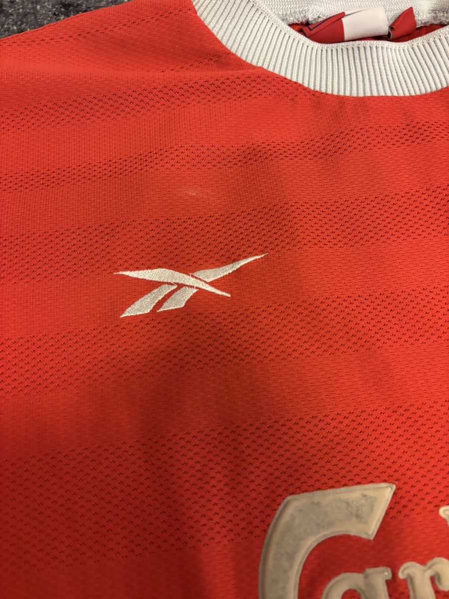 Canottiere & Pantaloni: FC Liverpool Trikot 98/99 RARE – Usato da Brütten venduto da Swerman1984 3