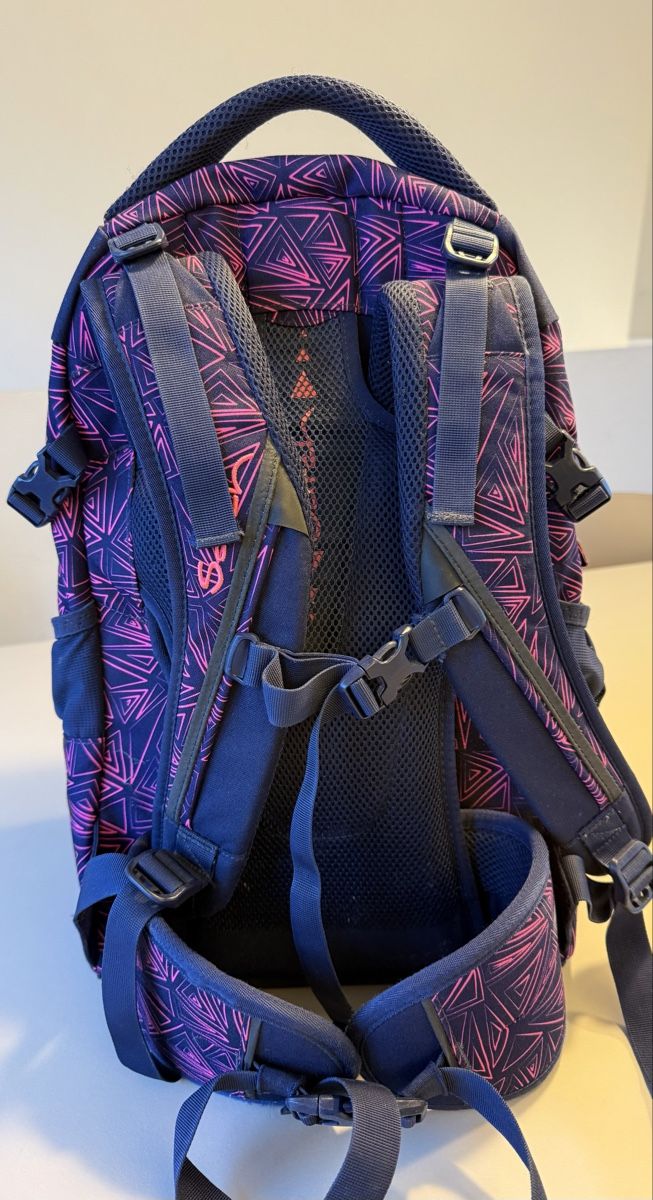 Satch Borse & Zaini: Satck pack – Dunkelblau / Neonpink – Usato da Brunnen venduto da Enriques 1