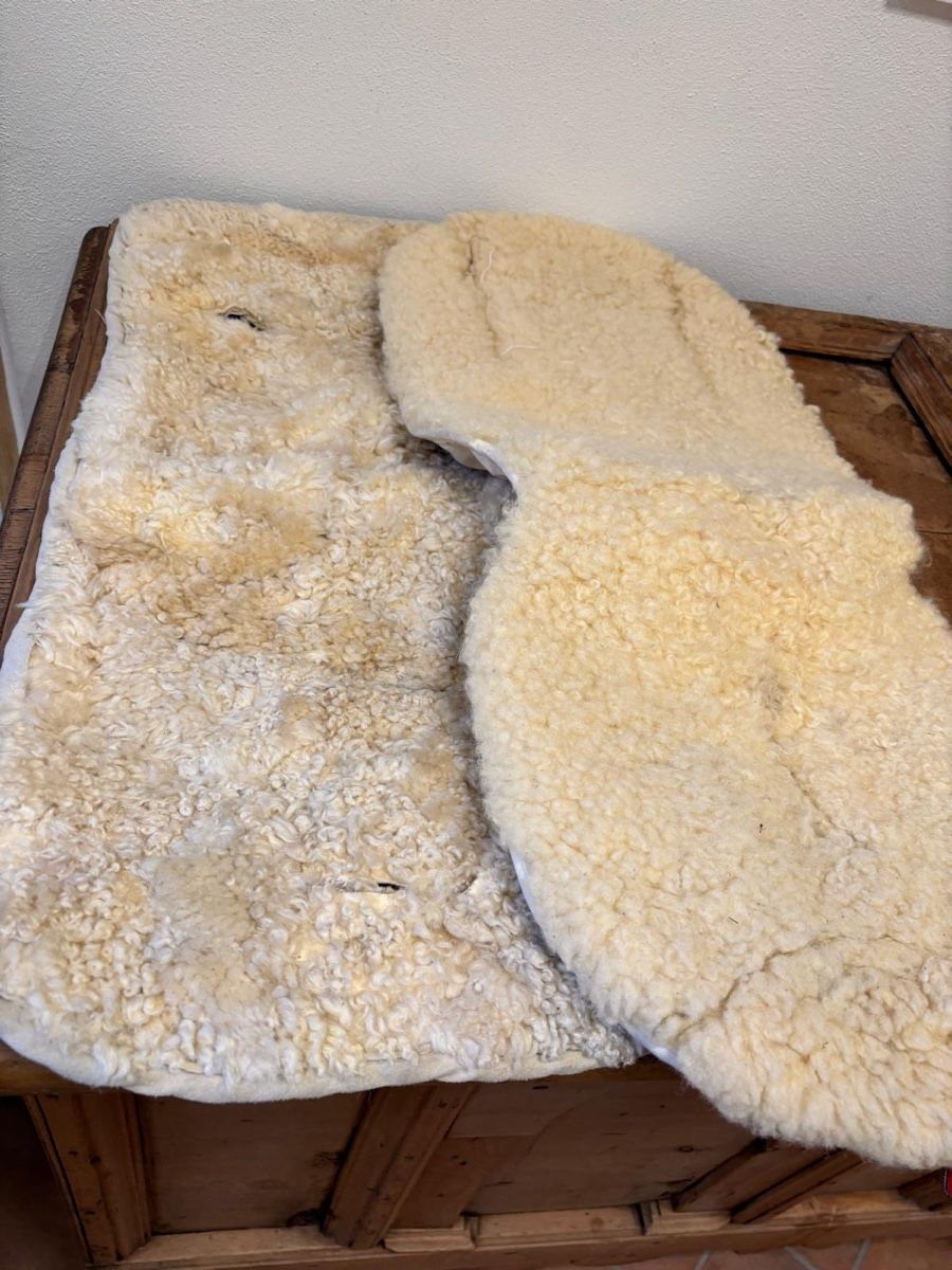 Kaiser Sacchi a pelo: Schlafsack Marke Kaiser mit 2 Schaffellen – Usato da Davos Frauenkirch venduto da p.lugnan 3