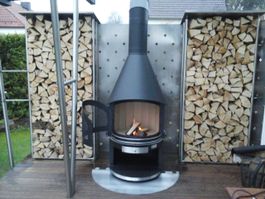 Cheminée Edelstahl Grillkamin Mars 60 cm