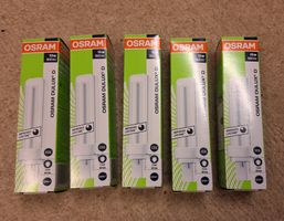 5 x Osram Dulux D 13W Glühbirnen