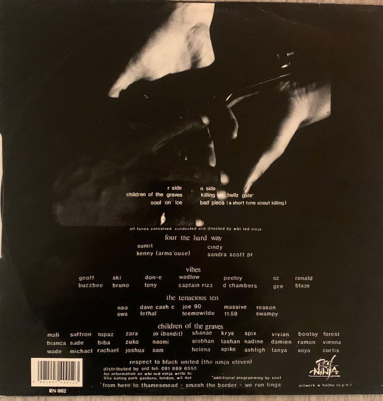 Dischi in vinile: RED NINJA - Hellz A Place I Know Maxi Lp 1991 – Usato da Mühlethal venduto da superfast78 1