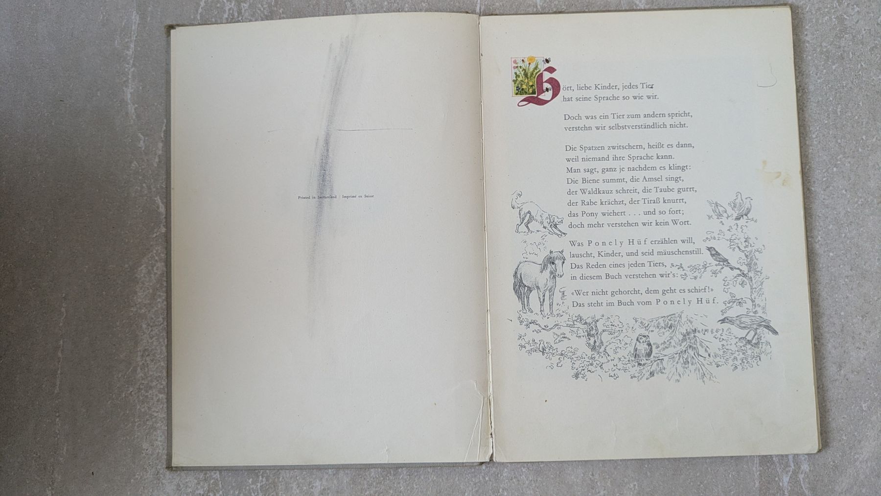 Bücher: Die Geschichte vom Ponely Hüf, 1950 – Gebraucht aus Rottenschwil von chnoblipress 2