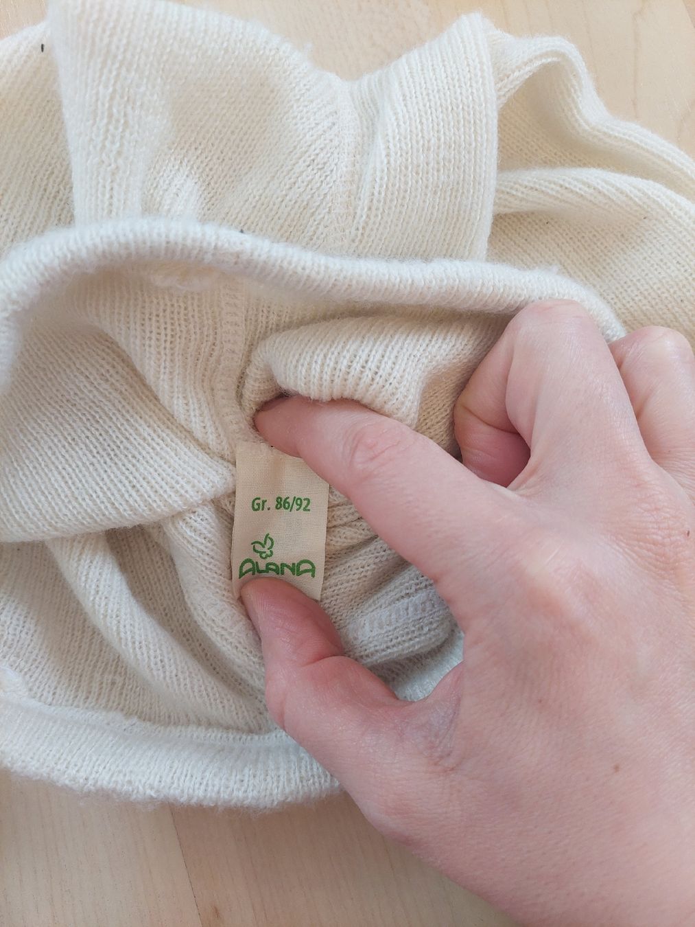 Calze & Collant: Strupfhose Gr. 86/92, Naturwolle – Usato da Gränichen venduto da JaelRoost 1