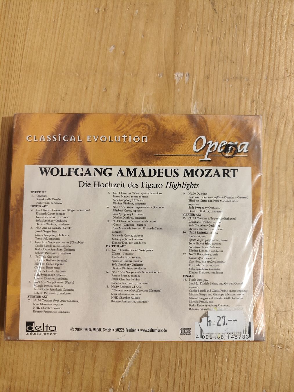 CD: 4 Klassik CDs Classical Evolution Mozart Beethoven Strauss – Nuovo e nell'imballaggio originale da Davos Platz venduto da wauwauin 3
