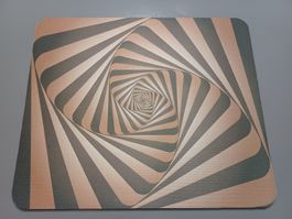 Mausmatte "3D Spiral" / Mousepad NEU