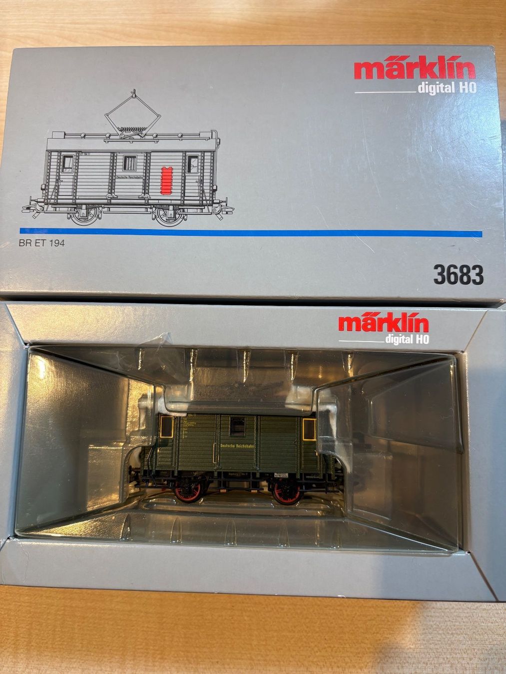 Märklin Modelleisenbahnen: Maerklin 3683    BR ET 194 – Neu und originalverpackt aus Corcelles Payerne von Pierre66 6