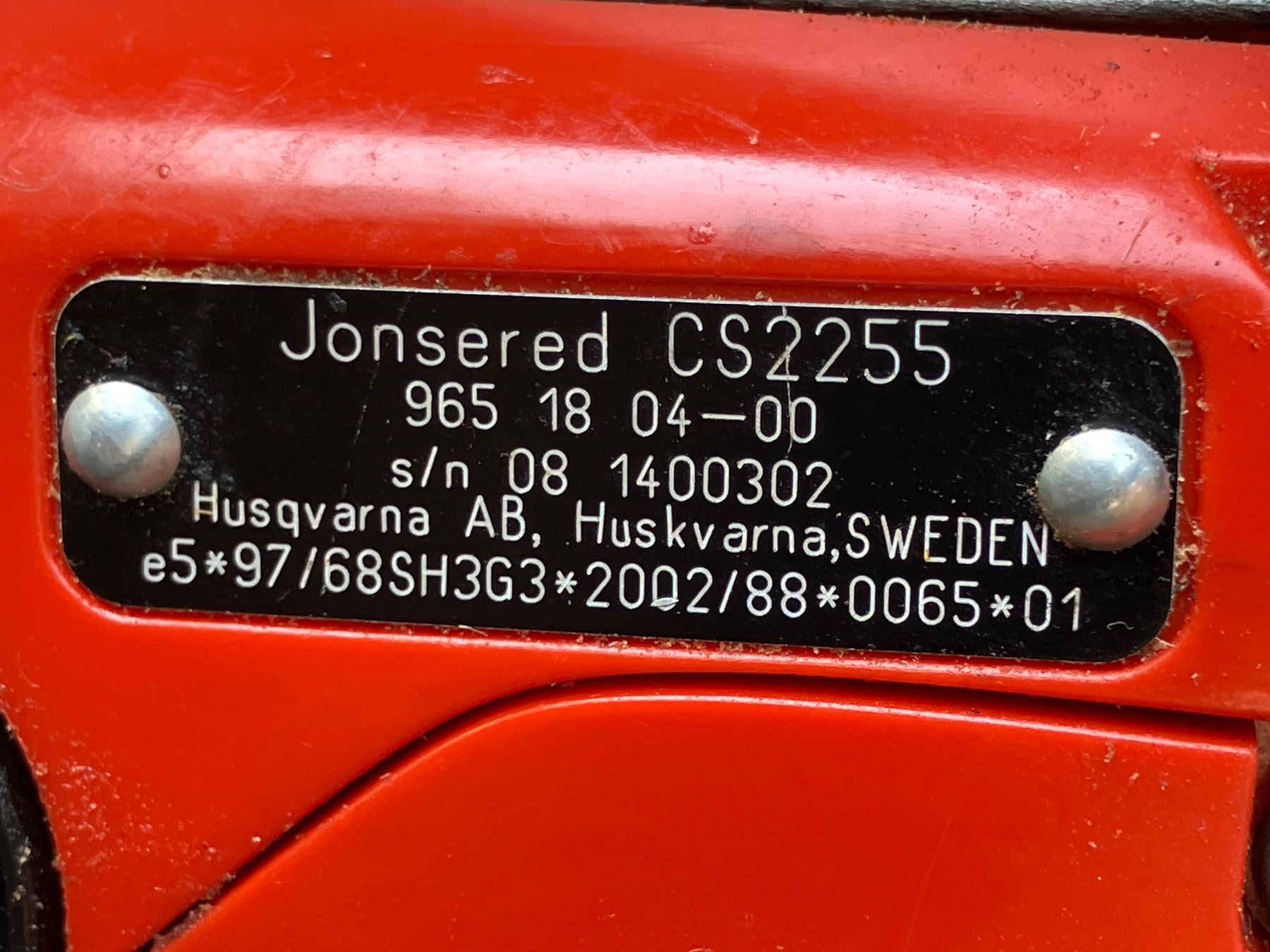 Jonsered Sägen: Motorsäge Jonsered CS2255 – Gebraucht aus sigriswil von ulme03 2