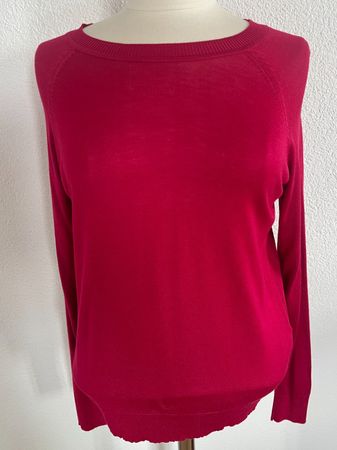 dünner RESERVED Damen Strick Pullover in Gr. S, Dunkelpink