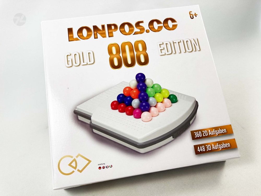 LONPOS 808 Pyramid Puzzle Brain Game Spiel OVP komplett Gold | Kaufen ...