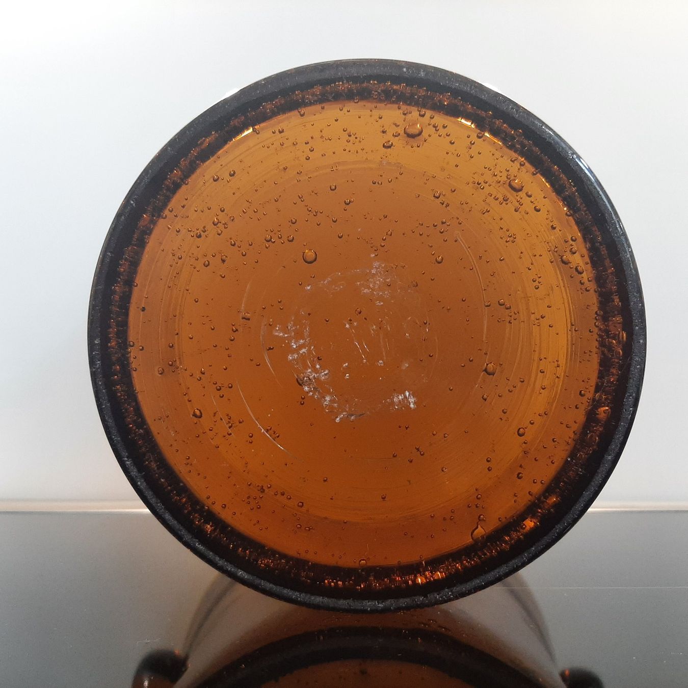 Altro: Biot Glas Champagnerkühler 50er Bernstein Bubble Glas 25 cm – Usato da Erschwil venduto da Karabella 9