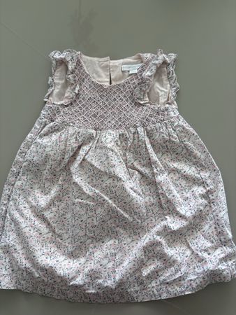 Mädchen Kleid Blümchenmuster Smock Grösse 3 Monate guter Zus