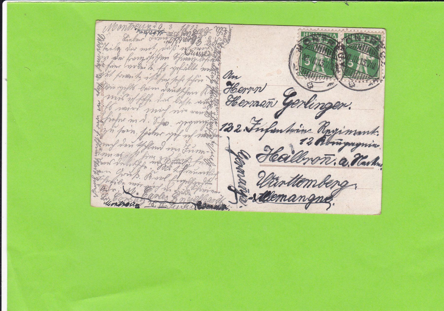 Cartes postales: Montreux – D'occasion à St. Peterzell par neckertal 1
